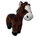 - Natürliches Plüschpferd - Dunkelbraun weiches Spielzeug Teddy kuschelige Plüschgeschenke for Kinder 27cm kangdongxu (Color : Dark Brown)