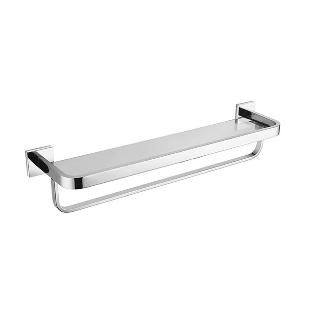 Bathroom Glass Shelf Wall Mounted Single Tier Shower Caddy Shelves Mirror Front Storage Shelf Fixings Included Bathroom Accessory