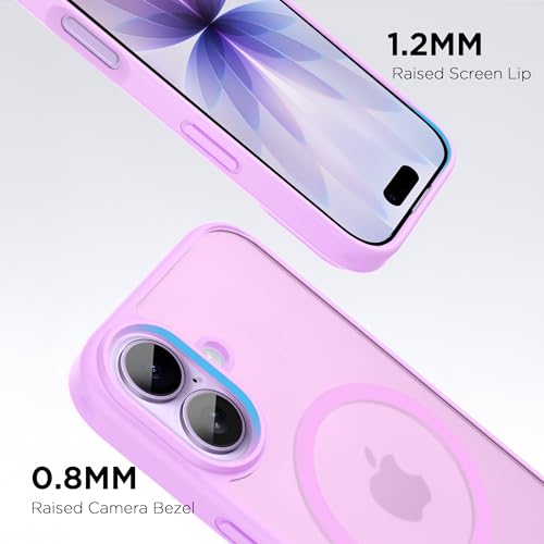 Image of CACOE Magnetic Case for iPhone 17 6.3 inch, Light Purple