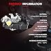 cciyu Rear Left Driver Side Door Lock Actuator Fit for Cadillac/for Chevrolet/for GMC Models - Escalade/Avalanche/Silverado/Sierra 07 08 09 10 11 12 13 14, Door Lock Actuator Motor 931-108