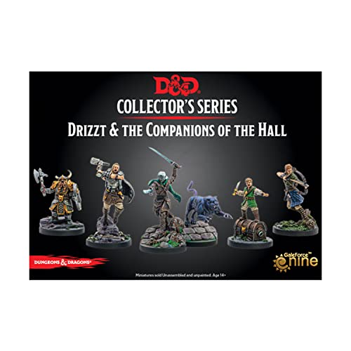 Gale Force Nine The Legend of Drizzt - Companions of The Hall- 6 Figures