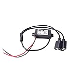 EKYLIN-Car-Hard-Wire-Charger-12V-to-5V-Dual-USB-Female-Port-Charging-Cable-Direct-Link-Step-Down-Converter-Power-Supply-for-Dash-Camera-Car-DVR-GPS