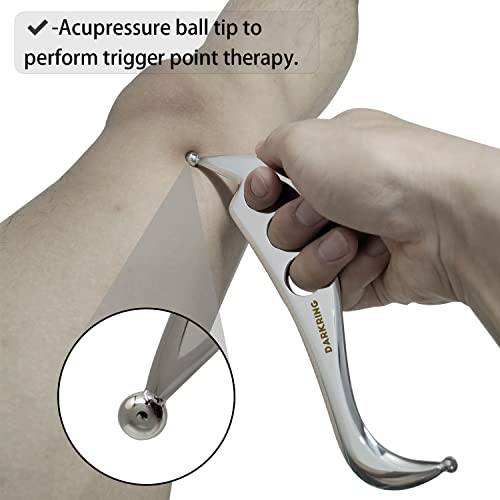 Stainless Steel Muscle Scraper Massage Tool Gua Sha Iastm For Deep Tissue Scraping For Myofascial Release (Patent Pending) #TOP2