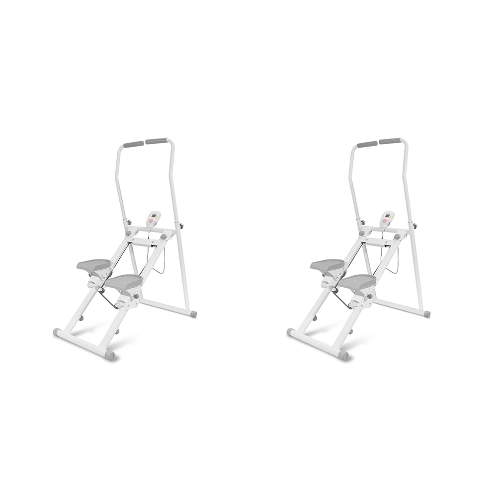 Stepper for Home - Upgrade Vertical Climbing Training Device, Climbing Fitness Equipment for Full Body Workouts with Sturdy Frame Construction and Adjustable Handles