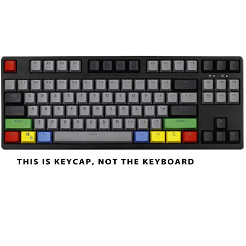 Sunzit Keycaps, 87 Keycaps Backlight Meccanica Tastiera PBT Keycap per GH60 / RK61 / ALT61 / Annie/Keyboard Poker Keys (vendi Solo keycap)