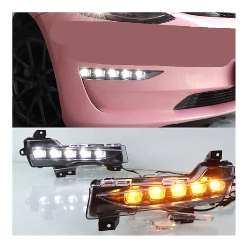 Luz intermitente para Model 3 2017-2022 antiniebla delantera led 2