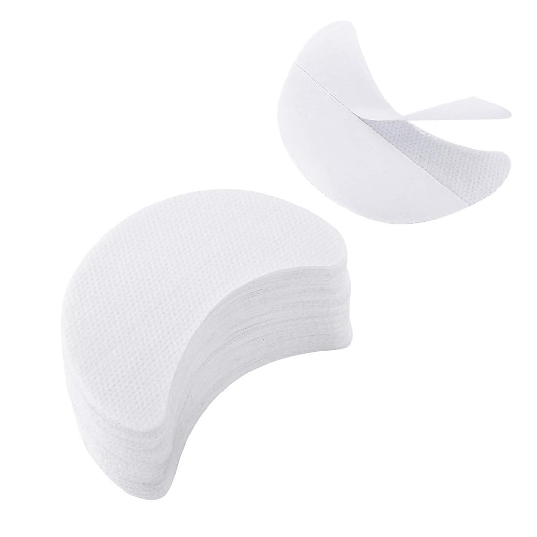 Almohadillas de pestañas, 100 pieza Ojos Gel Pad Parches, Sombra de Ojos Escudo, Sombra de Ojos Escudo Sombra de Ojos Gel Pad Parches Plantillas de Sombra de Ojos Para Prevenir las Extensiones