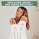 Zidoley Schwangerschaft Verkünden - Babysocken Überraschungs Geschenkset - Du wirst Oma, Opa, Tante, Uroma (DE/NL/SE/PL, Alphanumerisch, Einheitsgröße, Regular, Regular, wir bekommen ein baby)