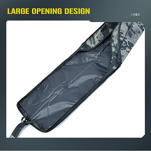 Leofishing Portable Folding Fishing Pole Bag 3.94Ft/4.59Ft/5.25Ft Fishing Rod And Reel Protective Case Fishing Tackle Storage Bags Carry Organizer Outdoor For Fishing 3 Size thumb #4