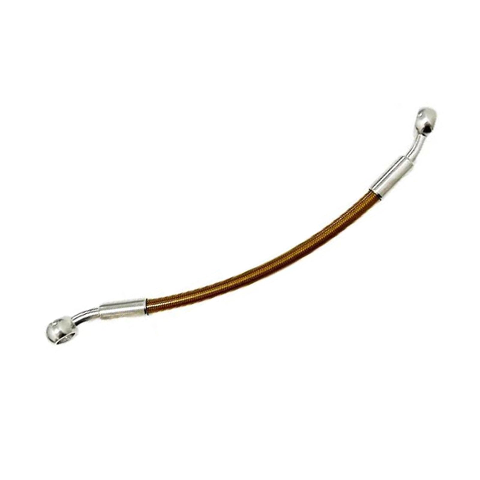 Motorcycle Brake Hose 28°-28° 10cm-500cm Motorcycle Accessories Hydraulic Oil Pipe Braided Cable Brake Line Hose M8 Banjo(500CM)