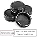 RTRHINOTUNING 4pcs 79mm Wheel Center Caps for ADVAN Racing RZ-DF GT Ronal Penta Style Wheel, OD: 79mm / 3.11in ID: 71.6mm / 2.82in Hub Caps Black Center Caps for Rims