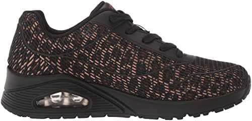 Skechers Women's UNO-Wild N Free Sneaker, BKLD, 6.5 | Image 5