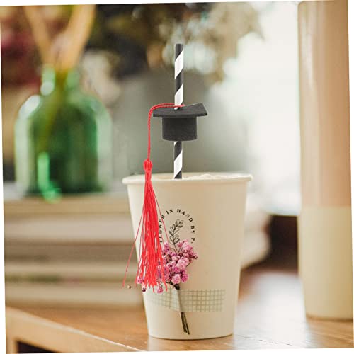 Pitillos decorativos para fiesta graduación 12 pcs miniatura 4