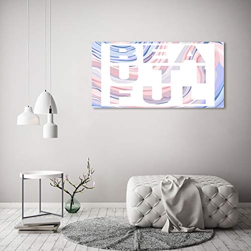 Impression sur verre multicolore 120x60 photo décorative tableau Tulup