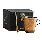 Expérience de boisson confortable : la tasse délicate utilise la céramique de qualité la plus durable pour conserver la chaleur et garder le café ou le thé au chaud avec une poignée adaptée facile à saisir.
