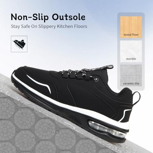 Image of Non-Slip Work Shoes for Women Waterproof Oil-Resistant