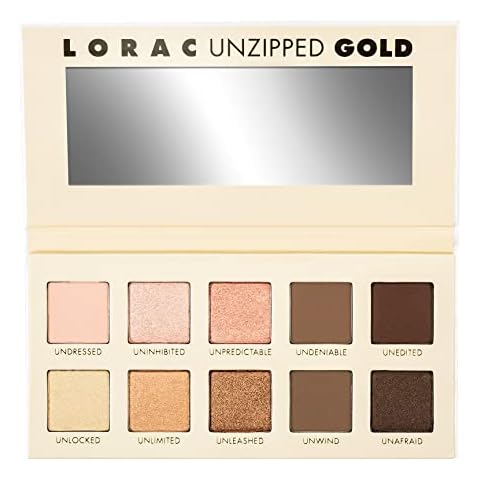 LORAC Unzipped Matte & Glitter Eyeshadow Palette Cover