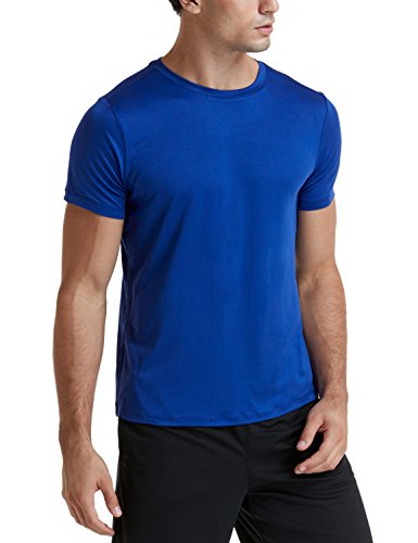 image for ATHLIO Men's Workout Running Shirts, Sun Protection Quick Dry Athletic