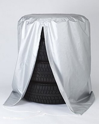 Runytek Tire Storage Cover Outdoor Tire Cover Dust-Proof Protective Cover Spare Tire Storage Bag (Fits up to 32 inches Diameter Tires)