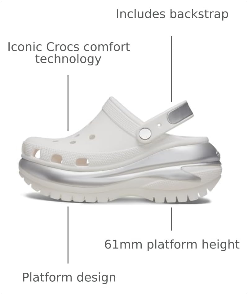 Image of Crocs Unisex Adult Mega Crush Clogs