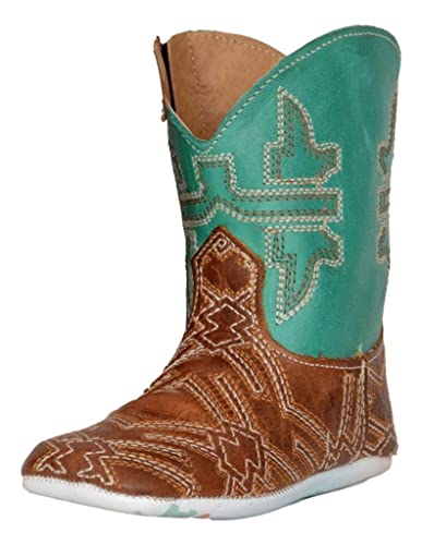 Tin Haul Infant-Boys' I Am in Stitches Western Boot Broad Square Toe Brown 2 D(M) US