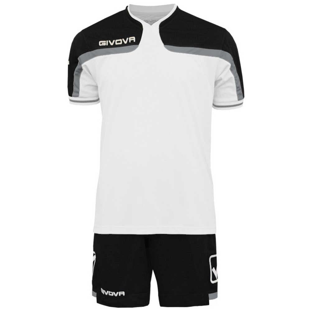 Givova Unisex Weib/Schwarz Kit America, M