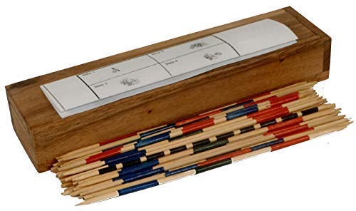 Terrapin Trading Ltd Comercio Justo Thai Tailandia Madera Rainwood Mikado Juego En Caja de Madera 20x5x3cm