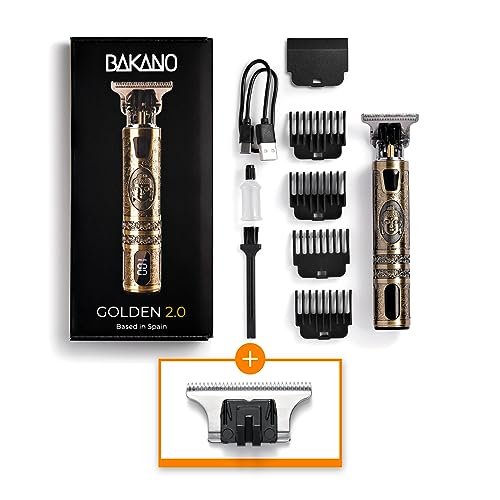 BAKANO GOLDEN 2.0 ORIGINAL. Maquinilla de afeitar Bakano Golden 2.0 original para cortar el pelo...