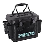 ゼスタ(Xesta) 硬質EVAタックルバッカン 33cm ブラック× アクアブルー