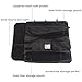 KRATARC Archery Lightweight Rolled-Up Takedown Recurve Bow Case Bow Bag with Arrow Tube Holder (Black)