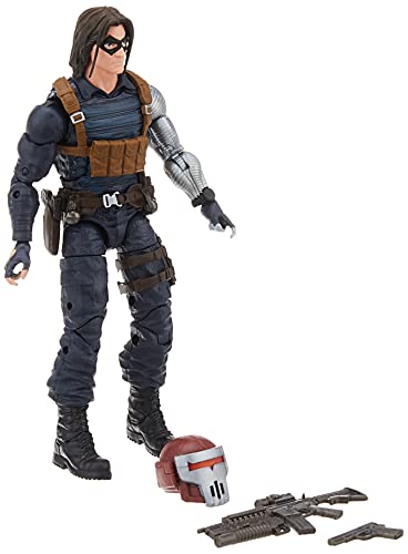 Hasbro E8770 Marvel Black Widow Legends Series 15 cm große Winter Soldier Action-Figur mit 2 Accessoires, ab 4 Jahren