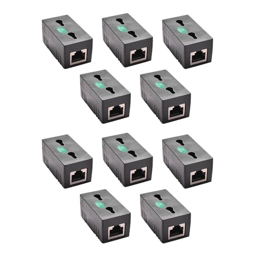 MOOKEENONE 10x Passive PoE Injector Splitter Adapter, RJ45 Injector Gigabit Splitter Adaptor