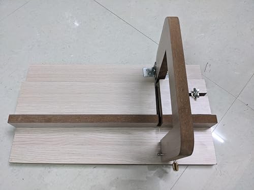 Image of Wooden Soap Cutter for Soap Making with Adjustable Wire
