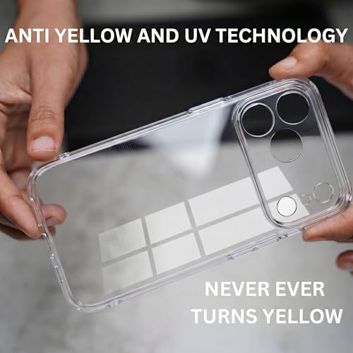 Image of amazon basics for iPhone 17 Pro Premium Transparent Soft Silicon Crystal Clear Back Cover [Transparent]