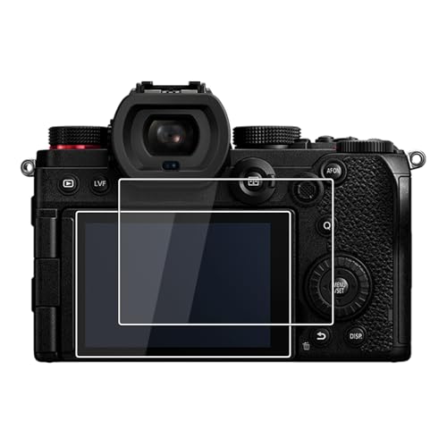 kinokoo Protector de pantalla S5, 0,25 mm, dureza 9H, película de vidrio templado para cámara digital Panasonic S5/S5II/S5IIx, sin burbujas/antiarañazos (paquete de 2)