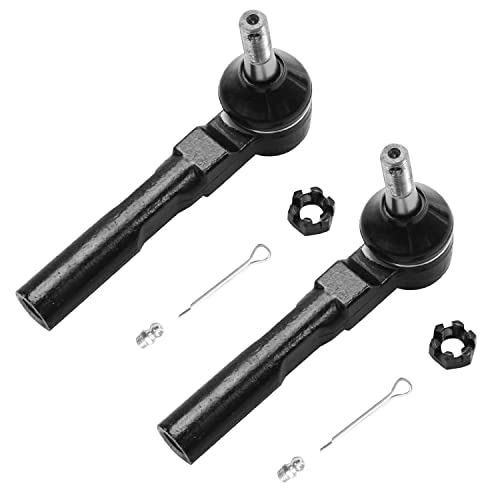 Image of Detroit Axle - 2WD Front End Control Arm Kit for 1999-2006 Chevy Silverado 1500 GMC Sierra 1500, 2 Lower Control Arms w /Ball Joints 2 Upper Ball Joints 4 Inner & Outer Tie Rods 2 Boots Replacement