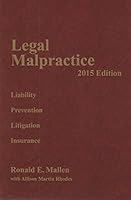 Legal Malpractice, 2015 Edition, Volume 3 0314636021 Book Cover