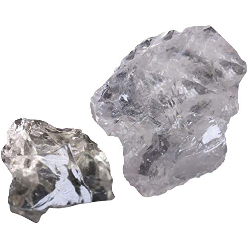 Scicalife Grupo de Cristal de Cuarzo Muestras de Mineral de Sílice Aguamarina Natural Cristal de Cuarzo Piedras Curativas Muestra de Mineral para Enseñar Estudio Sala de Estar Escritorio