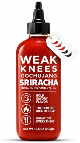Weak Knees Gochujang Sriracha Hot Sauce, 10.5oz