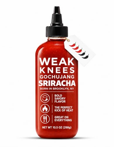 Weak Knees Gochujang Sriracha Hot Sauce, 10.5oz