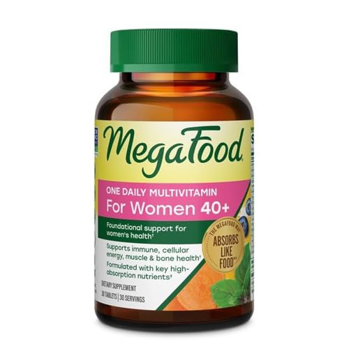 Best Multivitamin for Women Over 40 Perimenopause: Your Complete Guide to Hormonal Balance 4 MegaFood One Daily Multivitamin for Women 40+ with 22 Nutrients, 30 Tablets