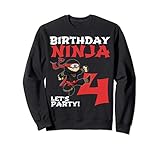 kids birthday ninja 4 year old party 4th for boys girls felpa
