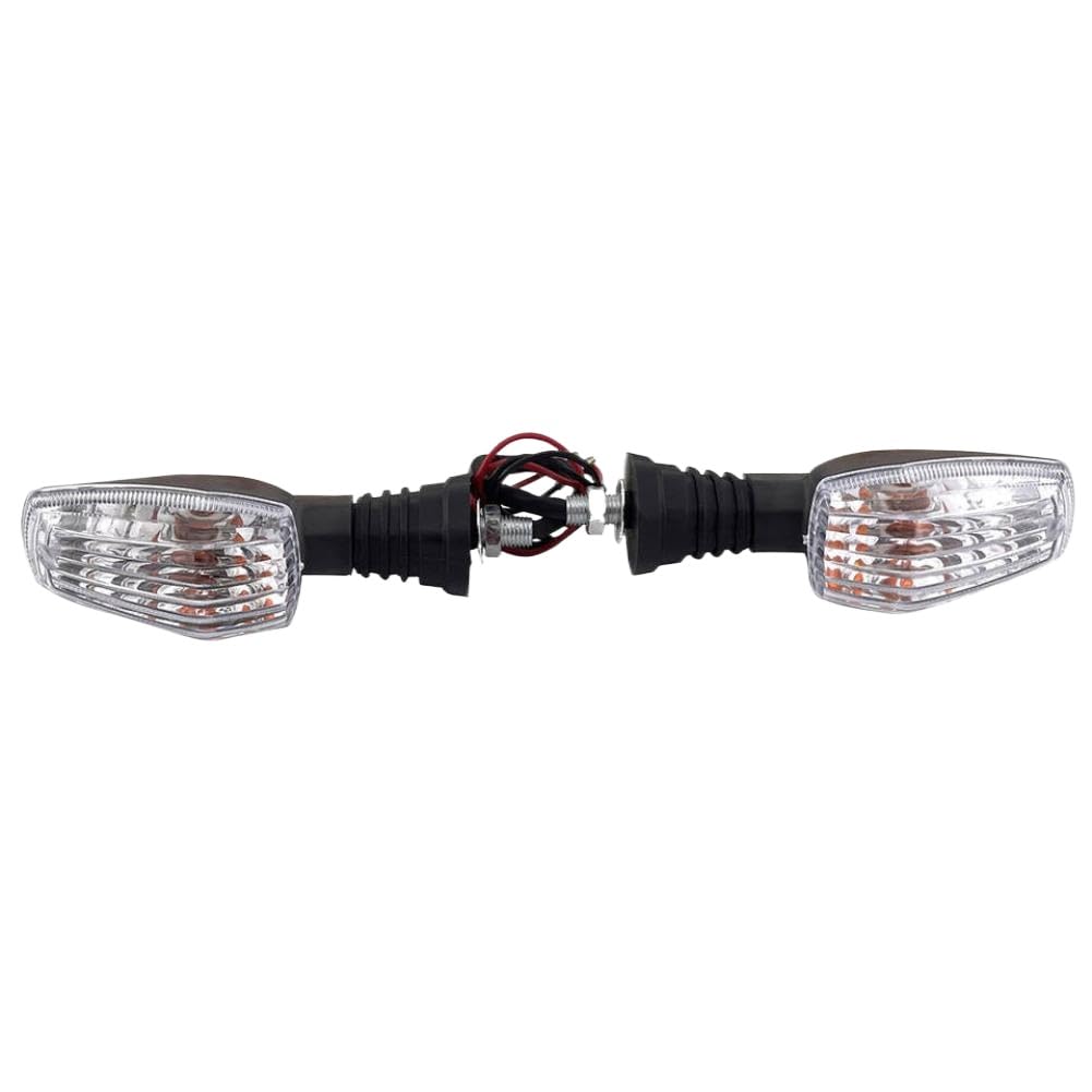 Motorcycle Turn Indicator Lights Compatible with GSXR600 GSXR750 K1 K4 GSXR1000 GSXR GSX-R 600 750 1000(Clear Lens)