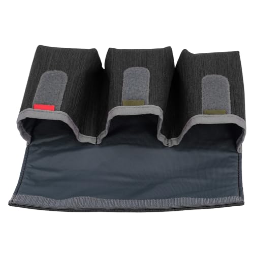 Borsa per Batteria con Drone Antischizzi con Gancio e Anello Custodia per Fotocamera Portatile per 2 Mini 4 Pro Mini 3 Serie Avata e Altro BLACK