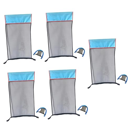 Alasum 5pcs Swimming Chair Net Pocket red Pool Noodles Pool Noodles Bulk Swim Noodles Hammock Recliner Chairs for Adults Pool Floating Chair nets Inflatable Polyester Child Swimming Float