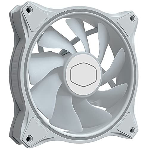 Ventilateur 120mm ARGB blanc contre la surchauffe et le bruit du PC avec gestion PWM silencieuse