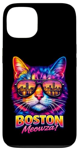 Boston Cat | �g�����f�B�ŃN�[���ŃJ���t���Ȏq�L�T���O���X���D�ƁB �X�}�z�P�[�X iPhone 13 �p