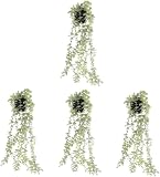 InLiMa GYJ Plantas Colgantes Artificiales Mandragora Hoja de eucalipto Vid Plantas en macetas Falsas decoración de Pared Interior Flores HY