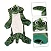 Kisangel Puppy Dinosaur Style Warm Pet Hoodie Thickened Fleece Dog Clothes for Autumn and Adorable Dinosaur Design for Cats and Dogs Comfortable and Apparel