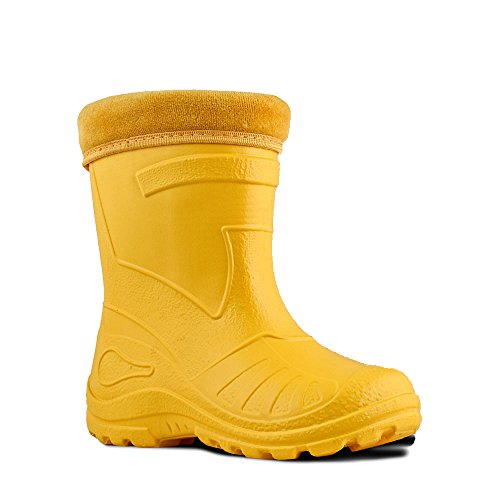 KOLMAX superleichte Eva Kinder Gummistiefel gefüttert 050 (27, gelb) KOLMAX superleichte Eva Kinder Gummistiefel gefüttert 050 (27, gelb)